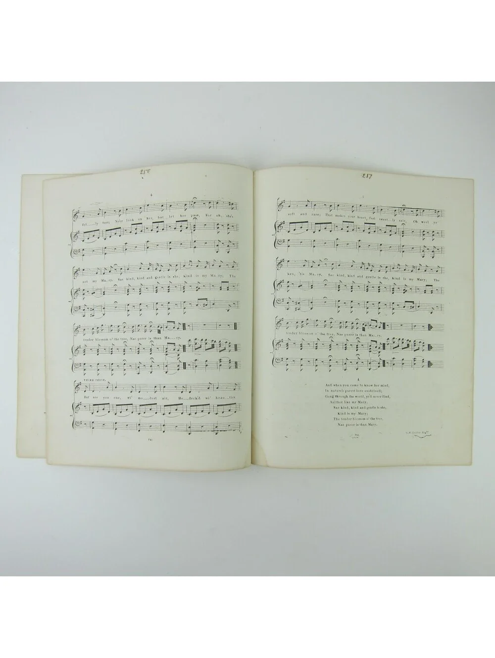 Sheet Music Kind Kind And Gentle Is She Gabriel H. Barbour W.C. Peters Antique